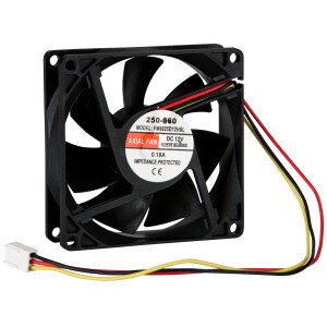 Cooling Fan 12 VDC 80 x 80 x 25mm 39 CFM